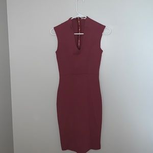 Dark Blush pencil dress